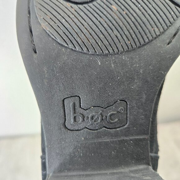 Born Of Concept Knee High Boots 7.5 Black Suede Equestrian Western Riding Tall - Picture 11 of 15